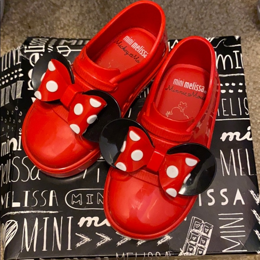 Mini Melissa mini mouse jelly shoes